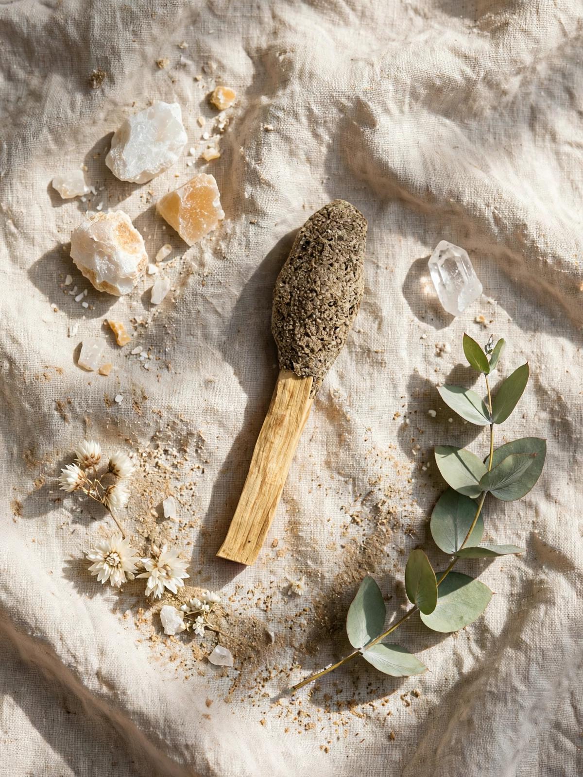 PALO SANTO CON SALVIA BLANCA